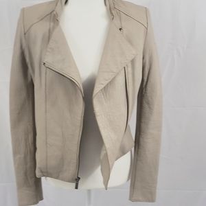 "NWOT" BCBGMAXAZRIA Cleo Moto Putty Jacket